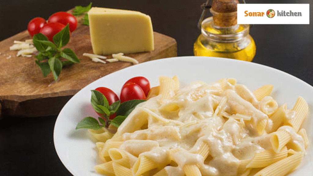 White sauce pasta recipe in Hindi 
